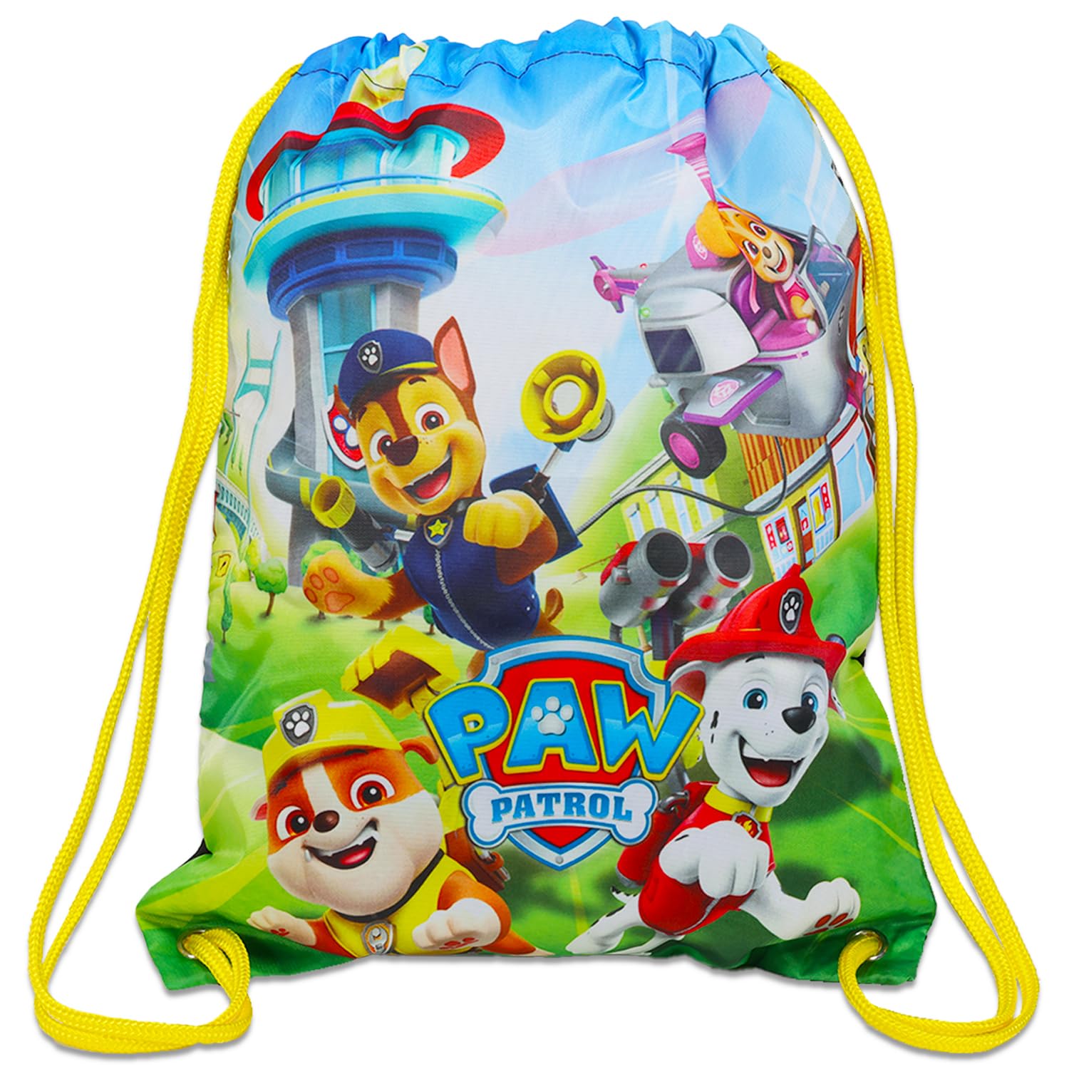 Paw Patrol Reise-Malset – Bündel mit Paw Patrol Cinch-Tasche, Paw Patrol Malbuch, Spielpack, mehr | Paw Patrol Malaktivitätspaket für Kinder, Jungen, Mädchen