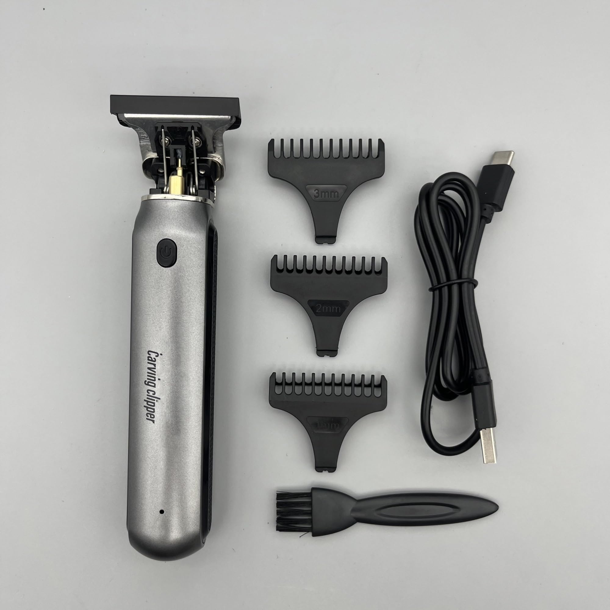 cortapelo, Recortador De Barba Profesional for Hombres, Recargable Por USB, Pelo