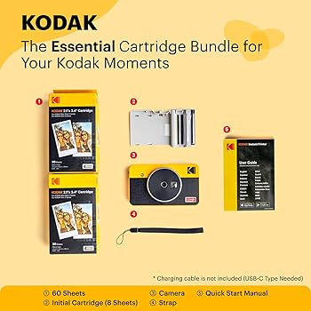 Amazon.com: KODAK Mini Shot 2 Retro 4PASS 2-in-1 Instant