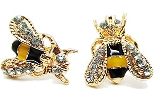 Bumblebee Stud Post Earrings - New - Pair!
