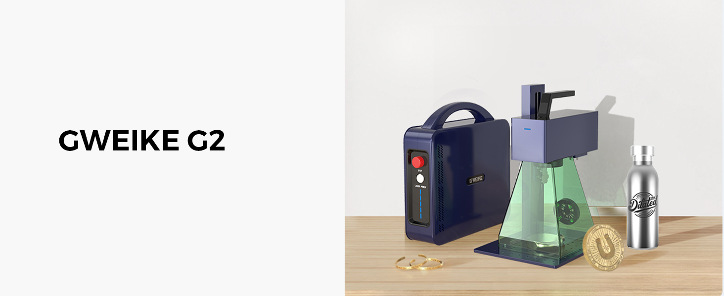 Amazon.co.jp: GWEIKE G2 Plus 20W Fiber Laser Engraving Machine 