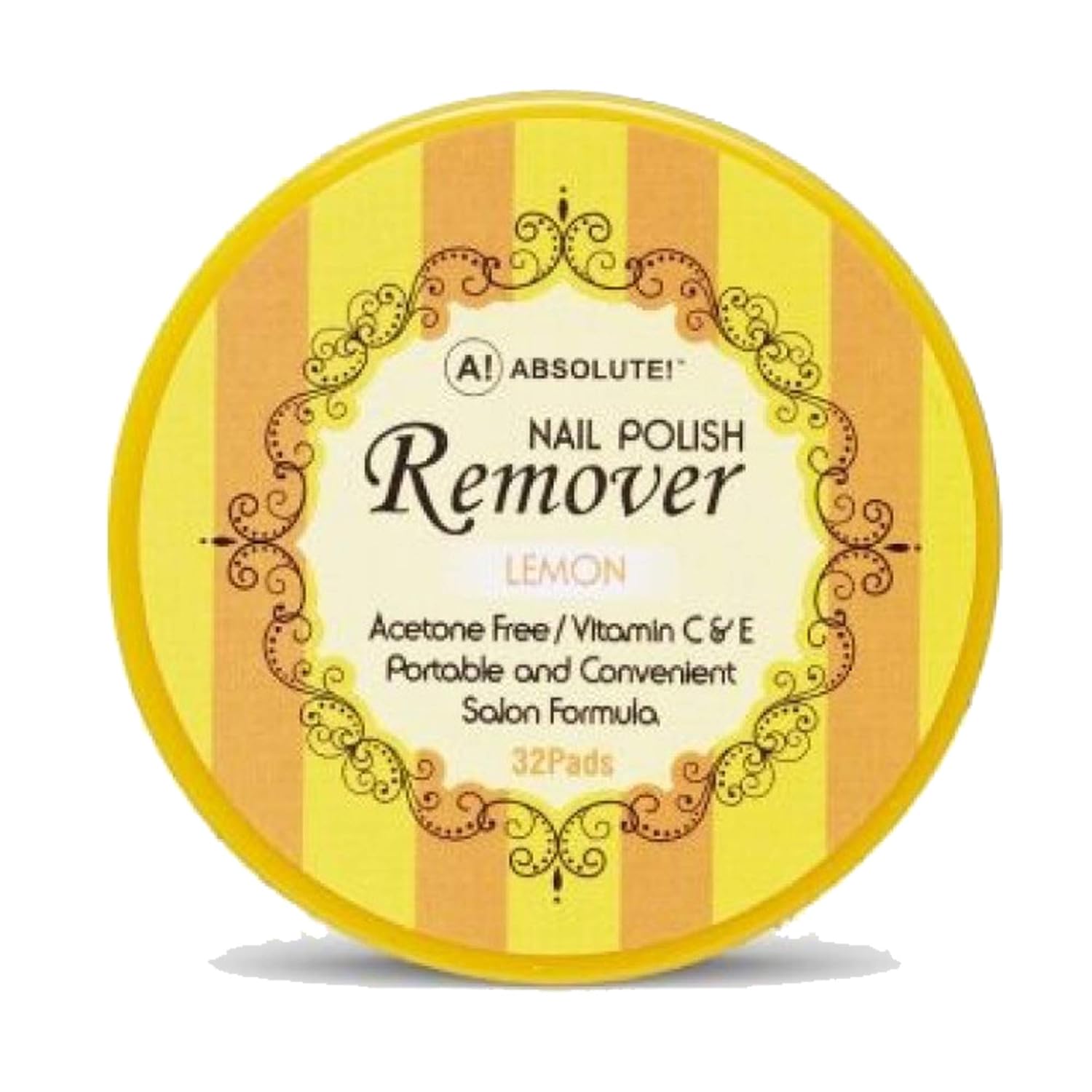 Absolute Nail Polish Remover Pads Lemon Scent Beauty & Personal Care