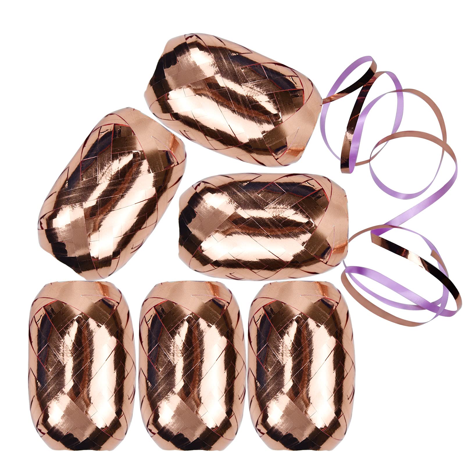 Ruban à Friser Brillant Or Rose De 454 M, Parfait Pour Emballer