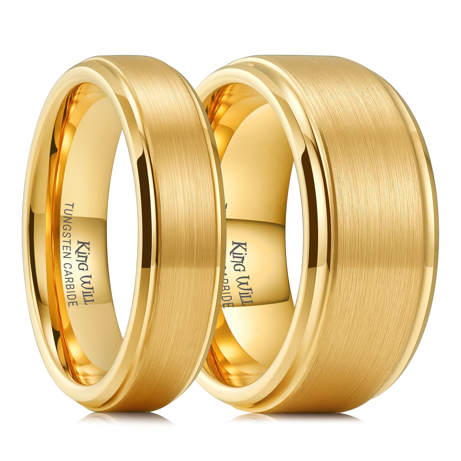 King Will Tungsten Carbide Wedding Band for Men Women