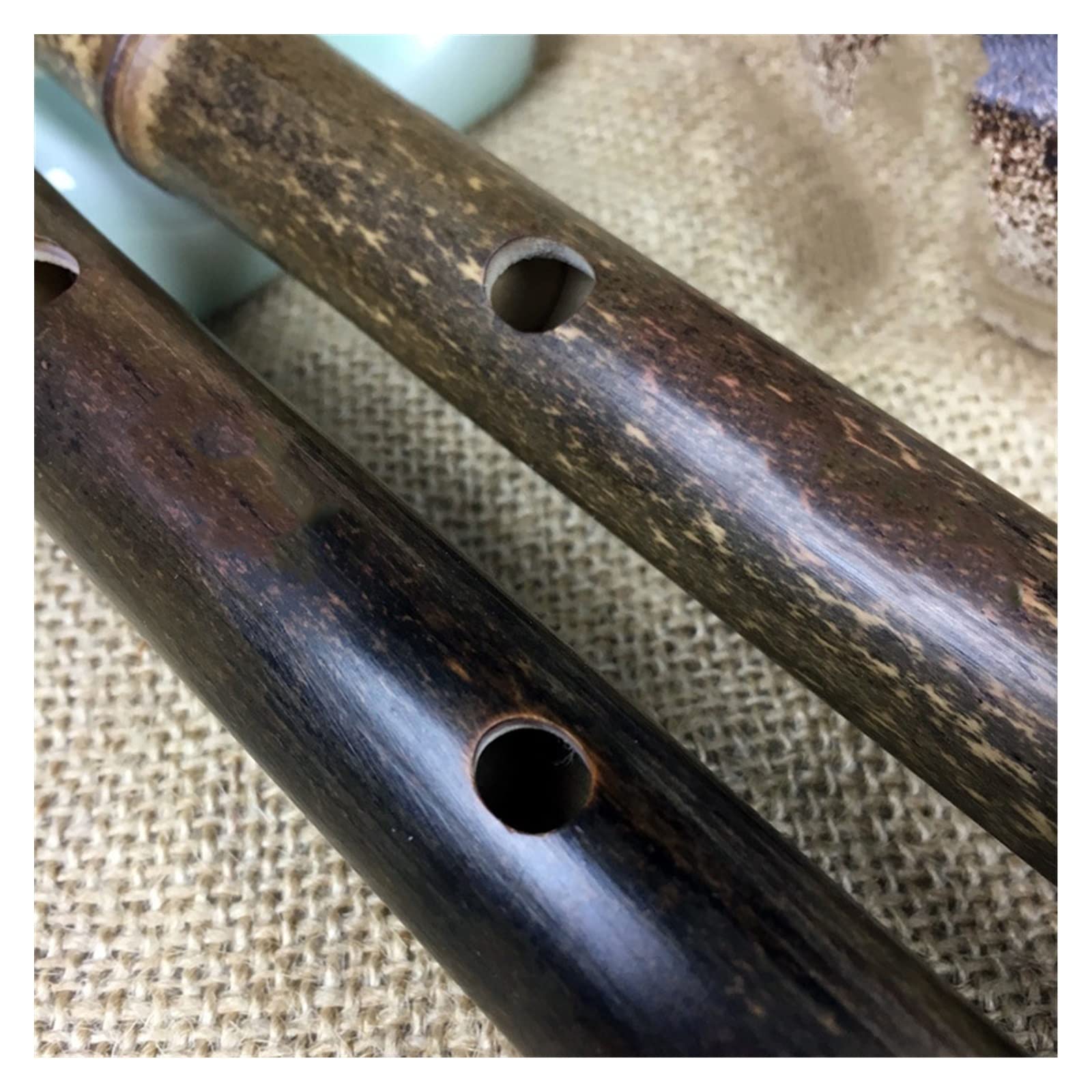 Traditional Bamboo Flute Zizhu Flute G/F/E/D/C Tone Beginners To Play A Section Of Flute Grade Examination (Color : G)