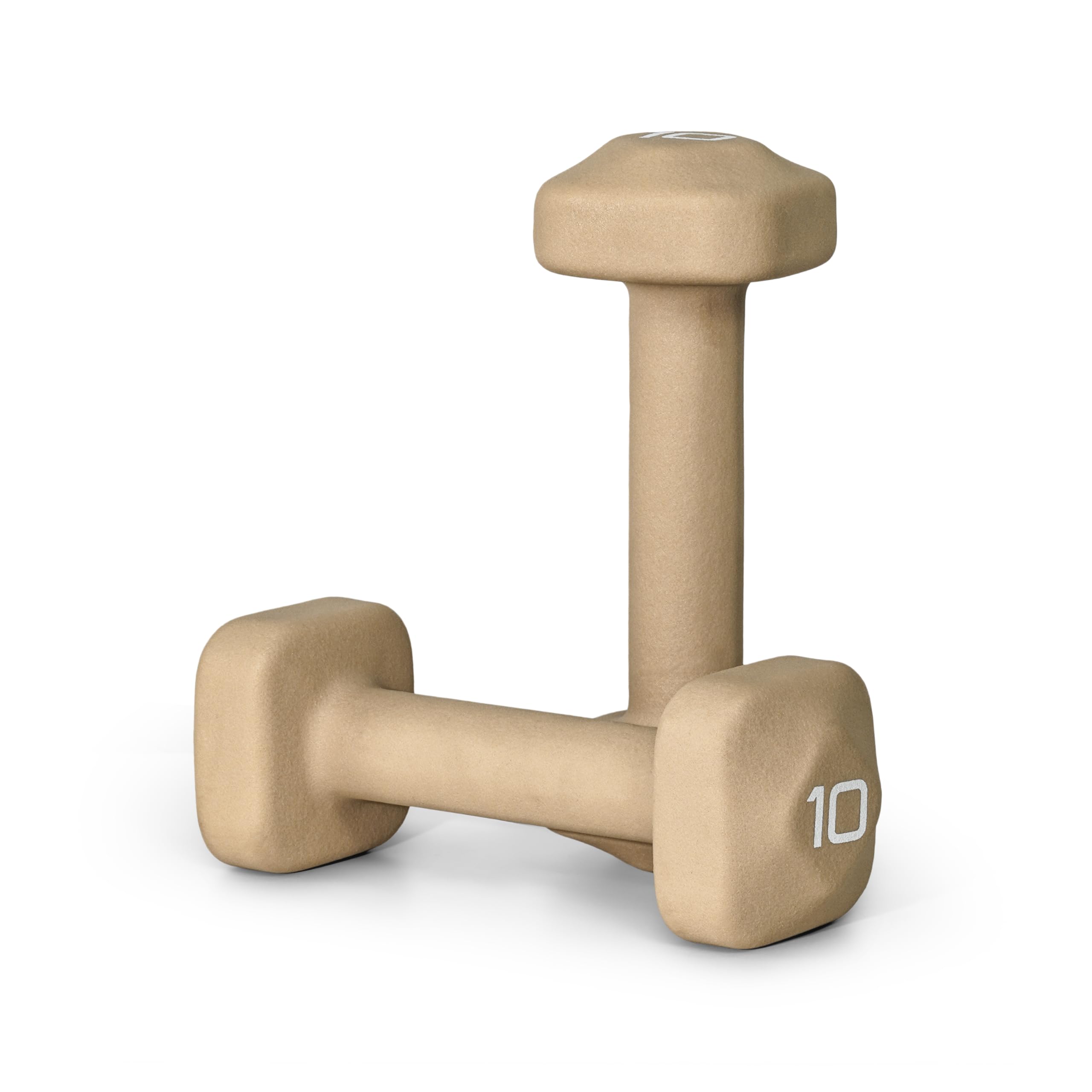 Tone Fitness Neoprene Dumbbell Weight Pairs with Anti-Roll Square Head Multiple Options