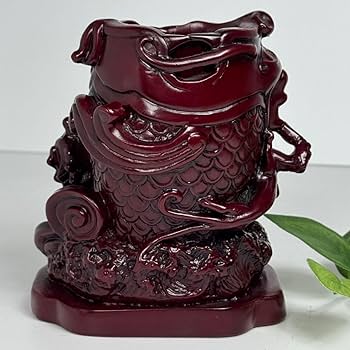 石材彫 龍 彫刻 置物 台座 魔除　風水 開運 金運 骨董 美術 アンティーク Amazon.co.jp: 台湾工芸品 石彫刻 龍と鯉 置物 風水 縁起物 金運