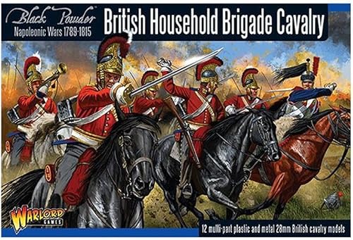 Figuras de caballería británica de la brigada doméstica negra del siglo XVIII y XIX Kit de modelo de plástico de juego de guerra militar