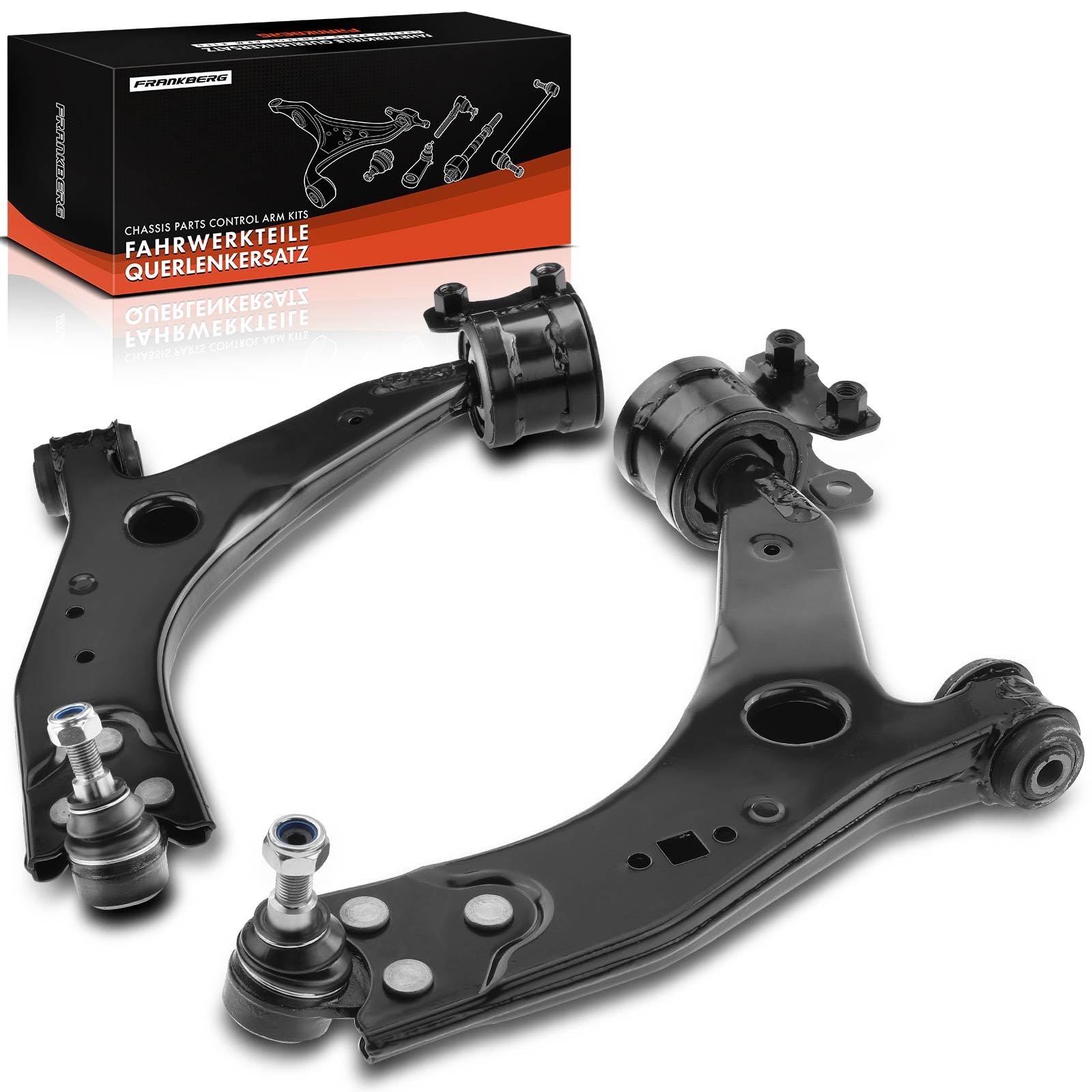 Frankberg 2x Querlenker Vorne Links Rechts unten Kompatibel mit C-Max DM2 2007-2010 Focus II 2004-2012 C30 533 2006-2012 S40 II 544 2004-2012 V50 545 MW 2003-2012 Replace# 31277463