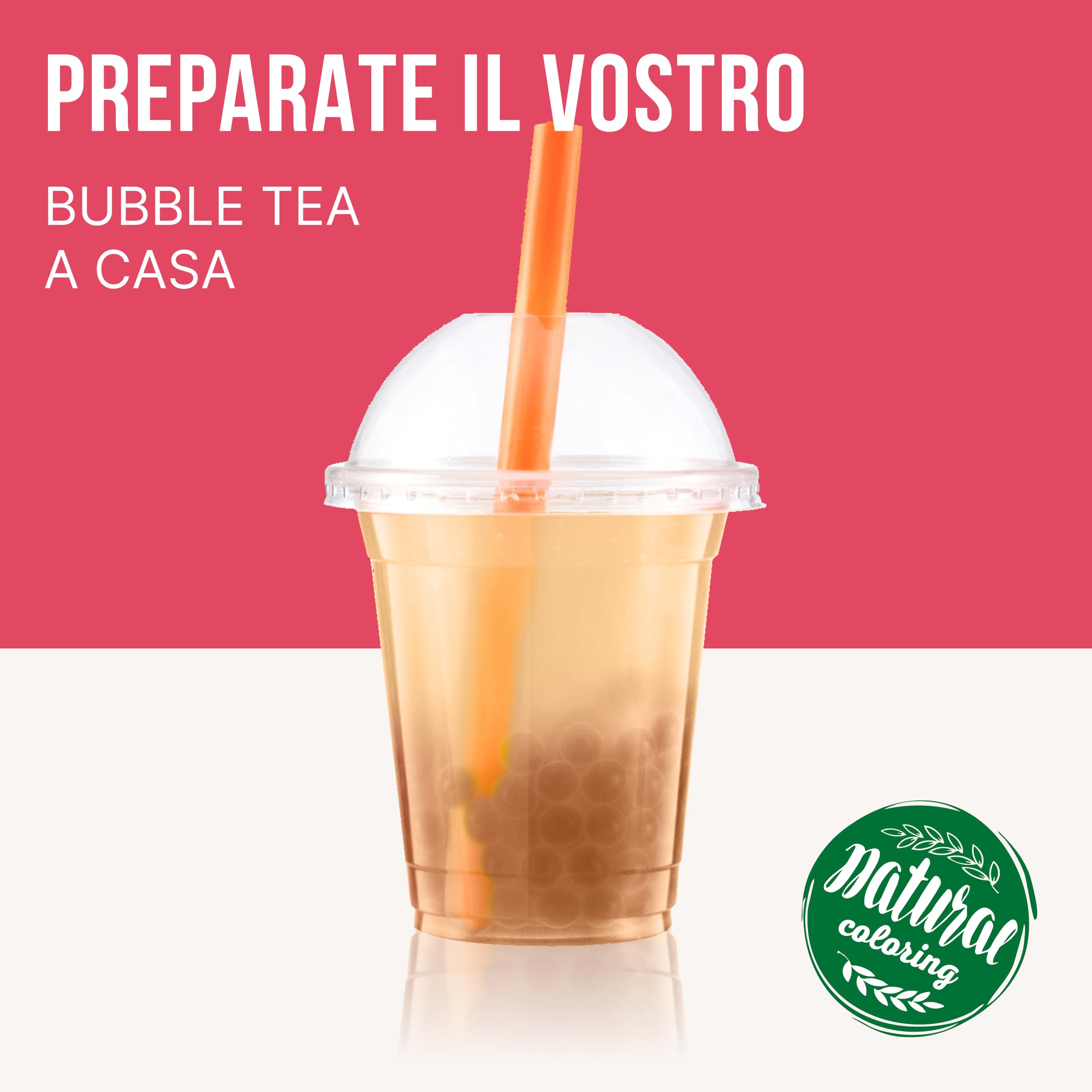 POPPING BOBA - Sferette alla frutta per Bubble Tea - Litchi - 1 kg - nessun colorante artificiale, basso contenuto di zucchero, succo di frutta vero, 100% vegan e senza glutine