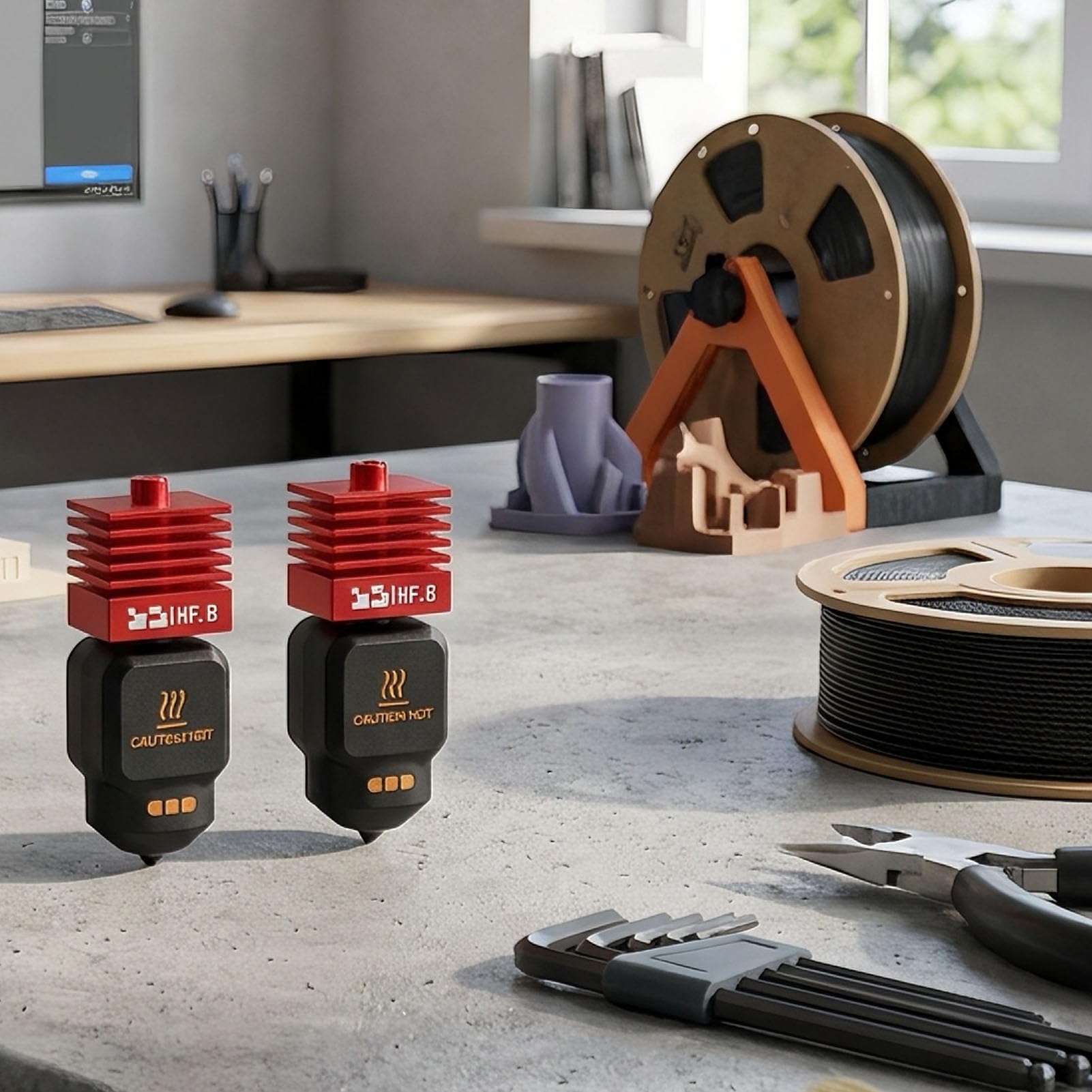 Buse Hotend à Haut Débit, 0,8 Mm en Acier trempé