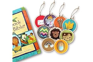 Wood Children's Jesse Tree Advent Ornaments - The Jesus Storybook Bible