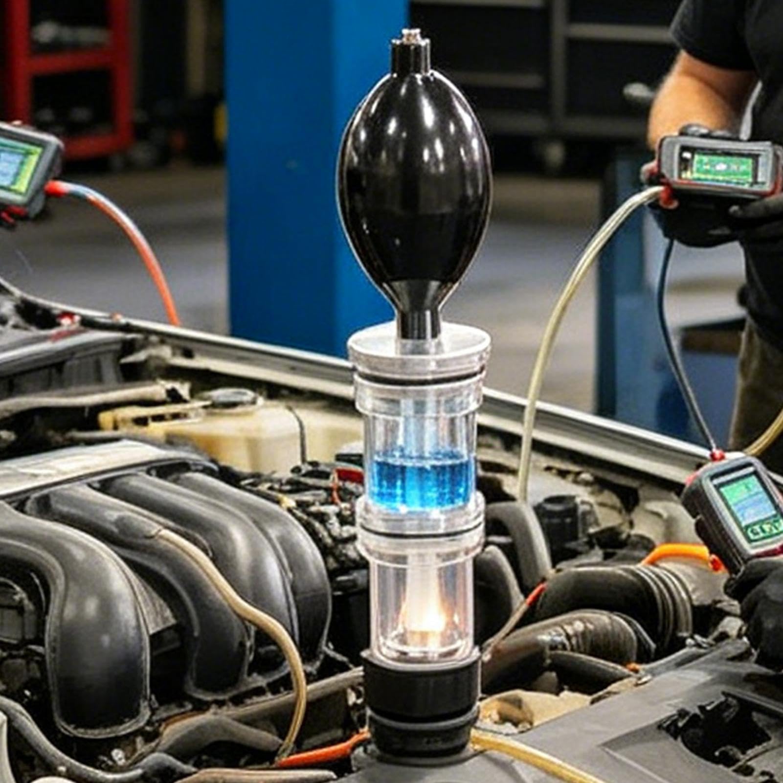 Détecteur de fuite de joint de culasse, testeur de fuite de combustion avec capteur pour voiture, camion, et moteurs, test de bloc, entretien et réparation de garage