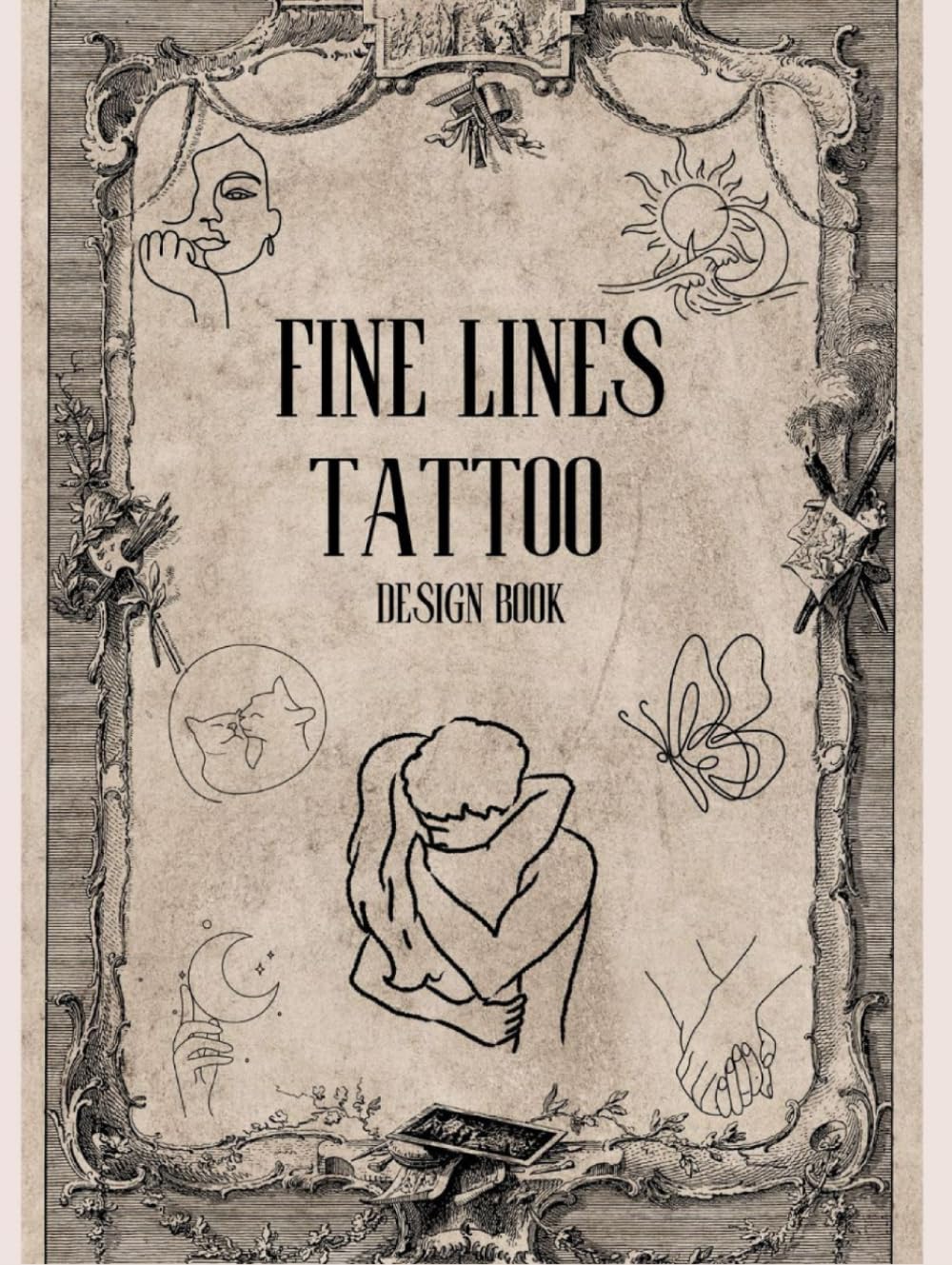 Tattoo Desing Fine Line (Tattoo Design Book)