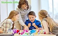 Vista 4 de Paquete de 24 controladores de juego a granel, mini llavero pop Fidget para niños y niñas, suministros para fiestas de cumpleaños, premios