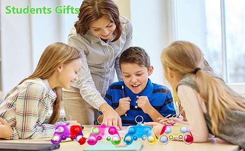 Miniatura 4 de Paquete de 24 controladores de juego a granel, mini llavero pop Fidget para niños y niñas, suministros para fiestas de cumpleaños, premios para el