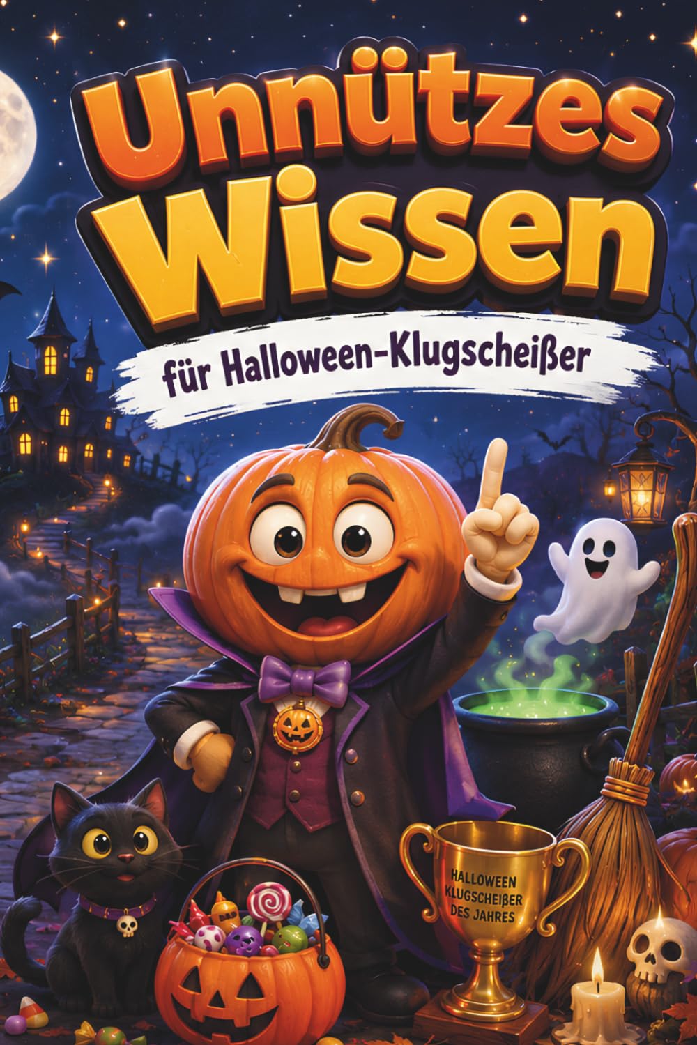 Unnützes Wissen für Halloween-Klugscheißer: Kuriose & witzige Fakten als Geschenk für Halloween-Fans