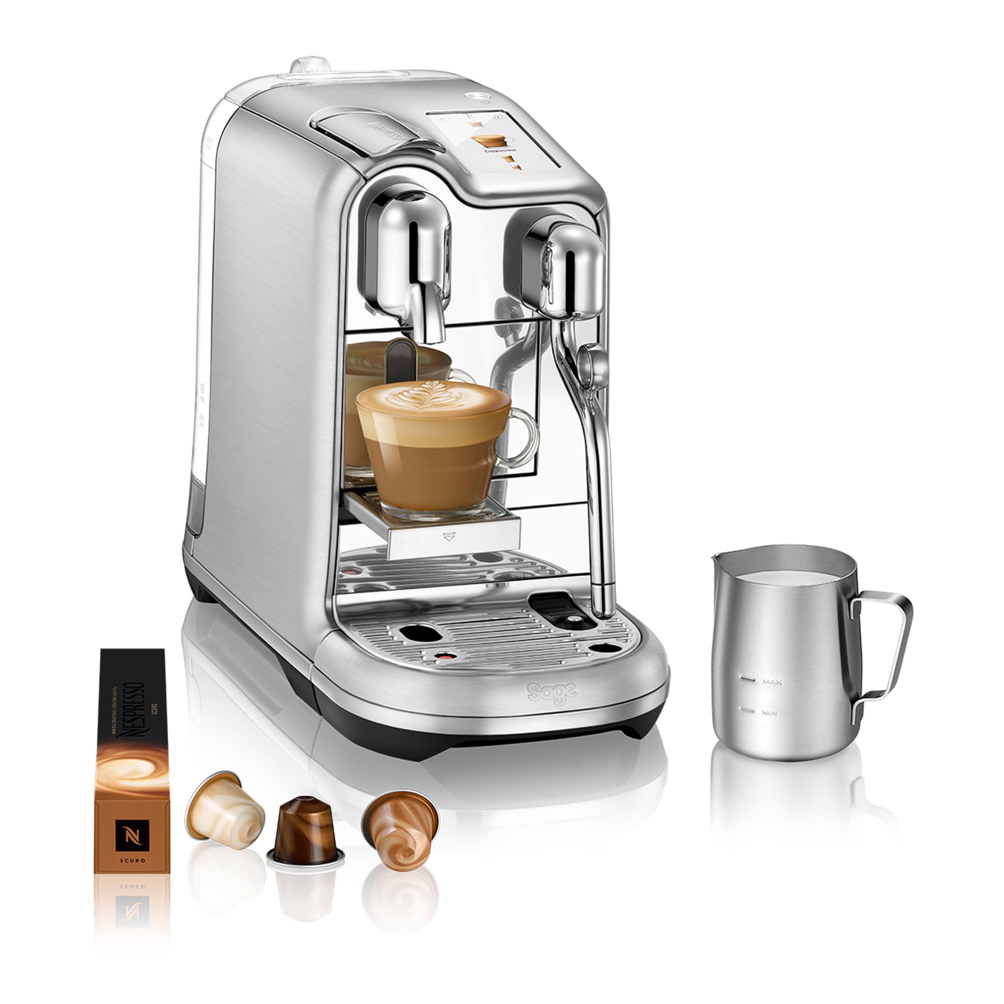 Nespresso Creatista Pro de Sage, Stainless Steel