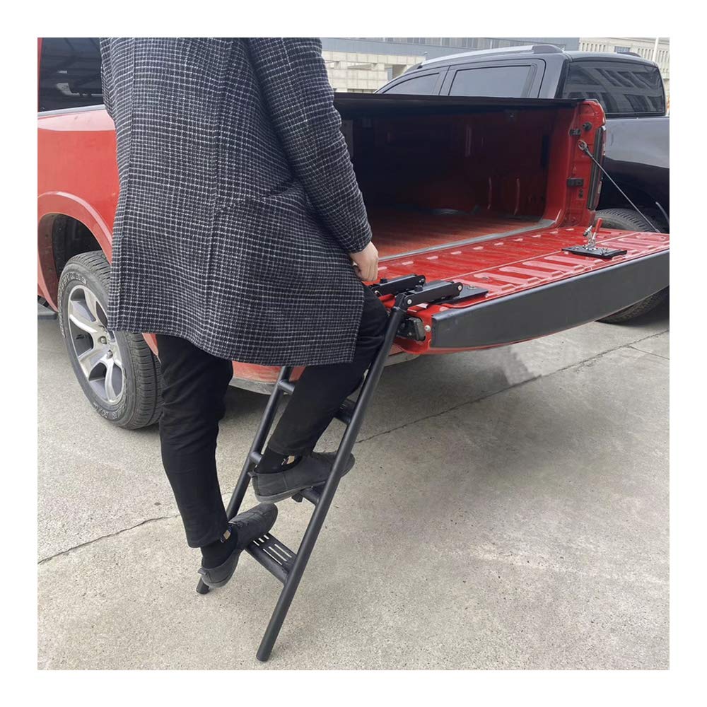 DUOYU Universal Foldable Tailgate Ladder Accessories Aluminium Alloy