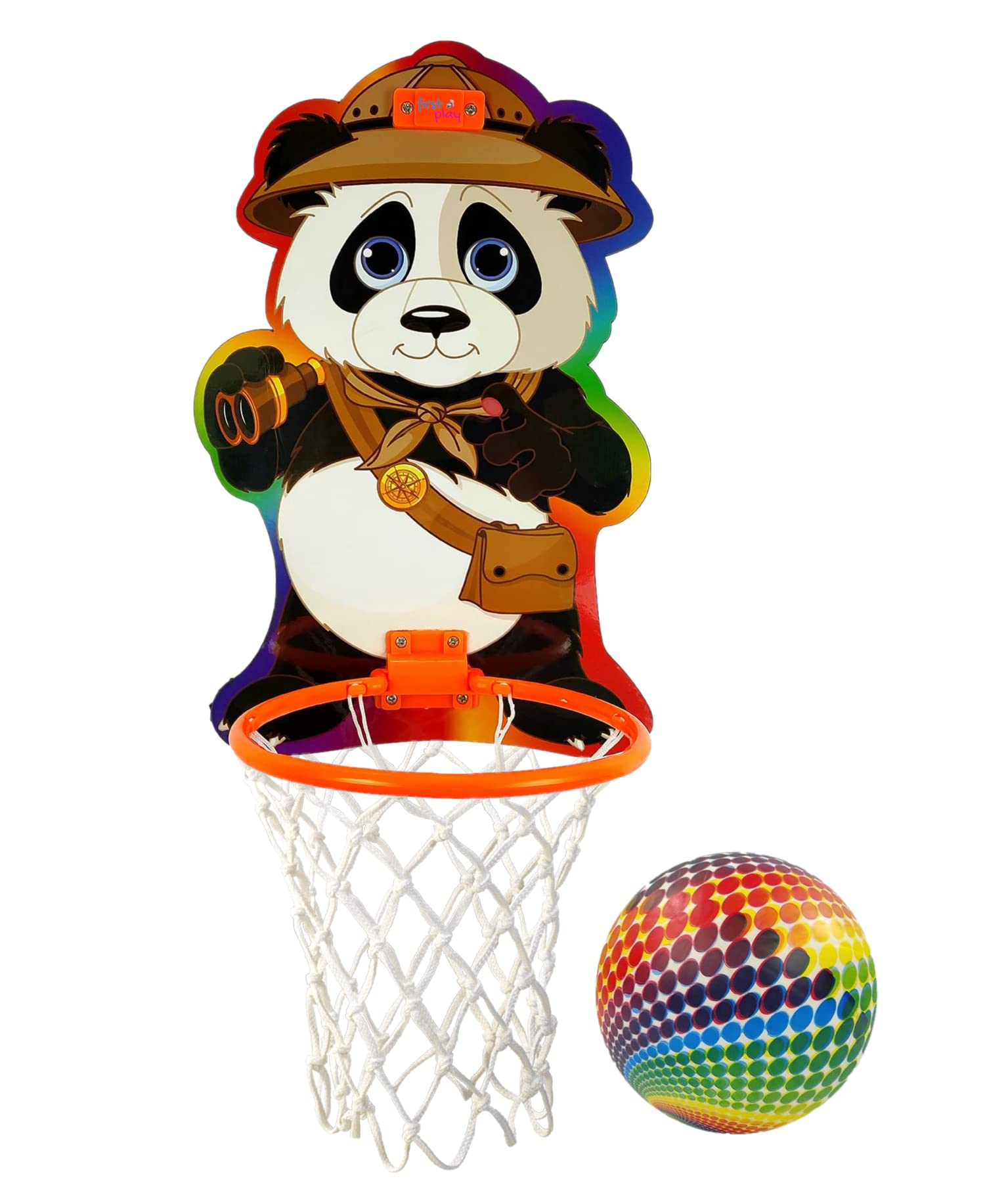 First Play Basket Ball for Kids I Wall Mounted Basketball Hoop I Toys for Boys and Girls I Basketball Game Set with Hanging Board I Indoor and Outdoor Games I Birthday and Return Gift (Panda) (B09WDY12GL) Amazon Price History, Amazon Price Tracker