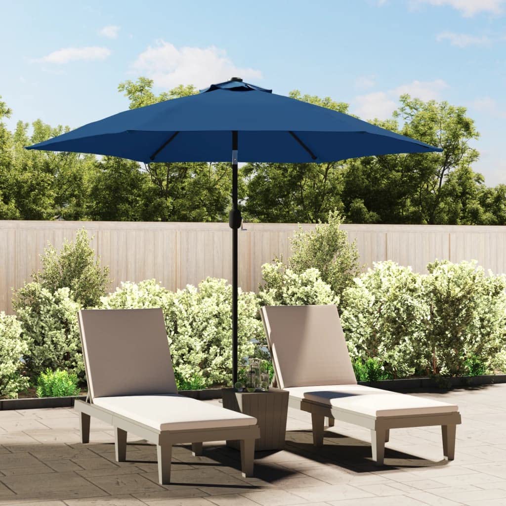 vidaXL Sonnenschirm mit Metallmast Ampelschirm Gartenschirm Marktschirm 300cm