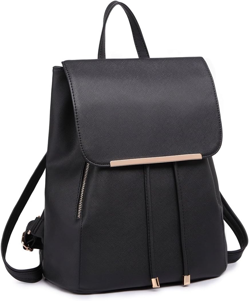 Miss Lulu Petit Sac à Dos Femme Imperméable et Léger avec Cordon de Serrage – Sacs à main portés dos pour Vélo, École, Voyages, Plein Air – Cadeau de Noël et Anniversaire, Anti-Vol et Élégant