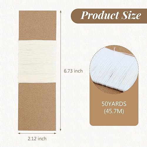 Miniatura 2 de Books By Hand Hilo de lino de calidad de archivo, sin encerar y sin blanquear. Fuerte y duradero para tus proyectos de encuadernación y