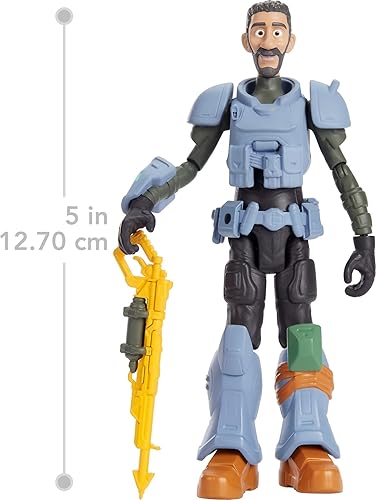 Miniatura 3 de Mattel Disney y Pixar Lightyear Jr. Zap Patrol Mo Morrison Figura de acción, 10 puntos de articulación y accesorios, escala de 5 pulgadas