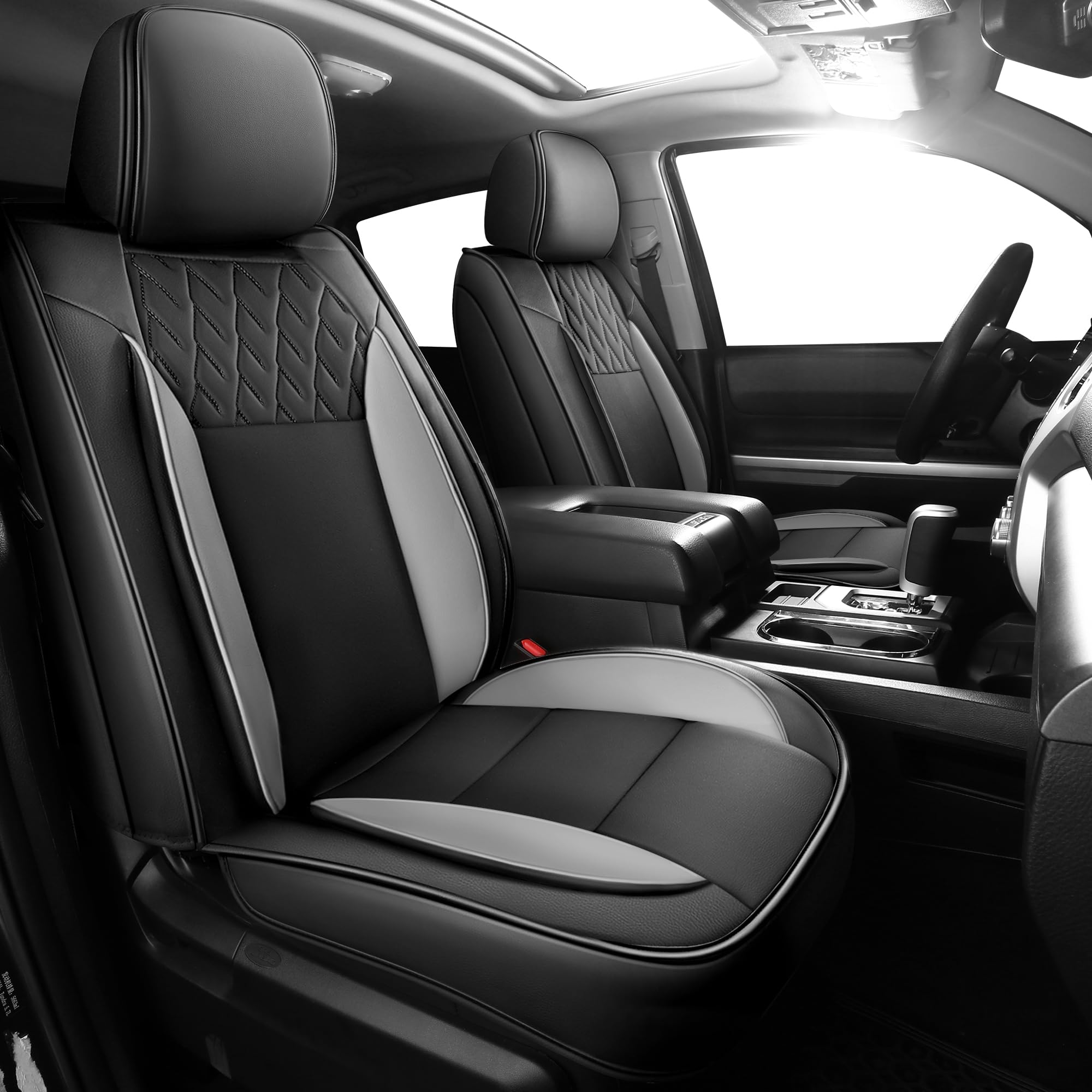 FREESOO Tundra Full Set Seat Covers (2007–2021) - BlackGrey
