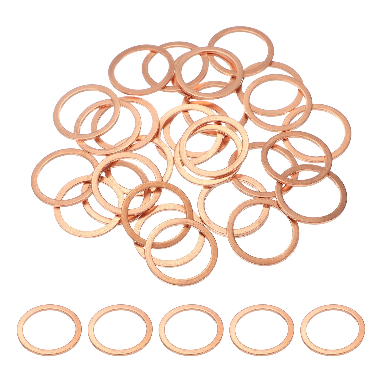 PATIKIL M24 Copper Washer Sealing Ring
