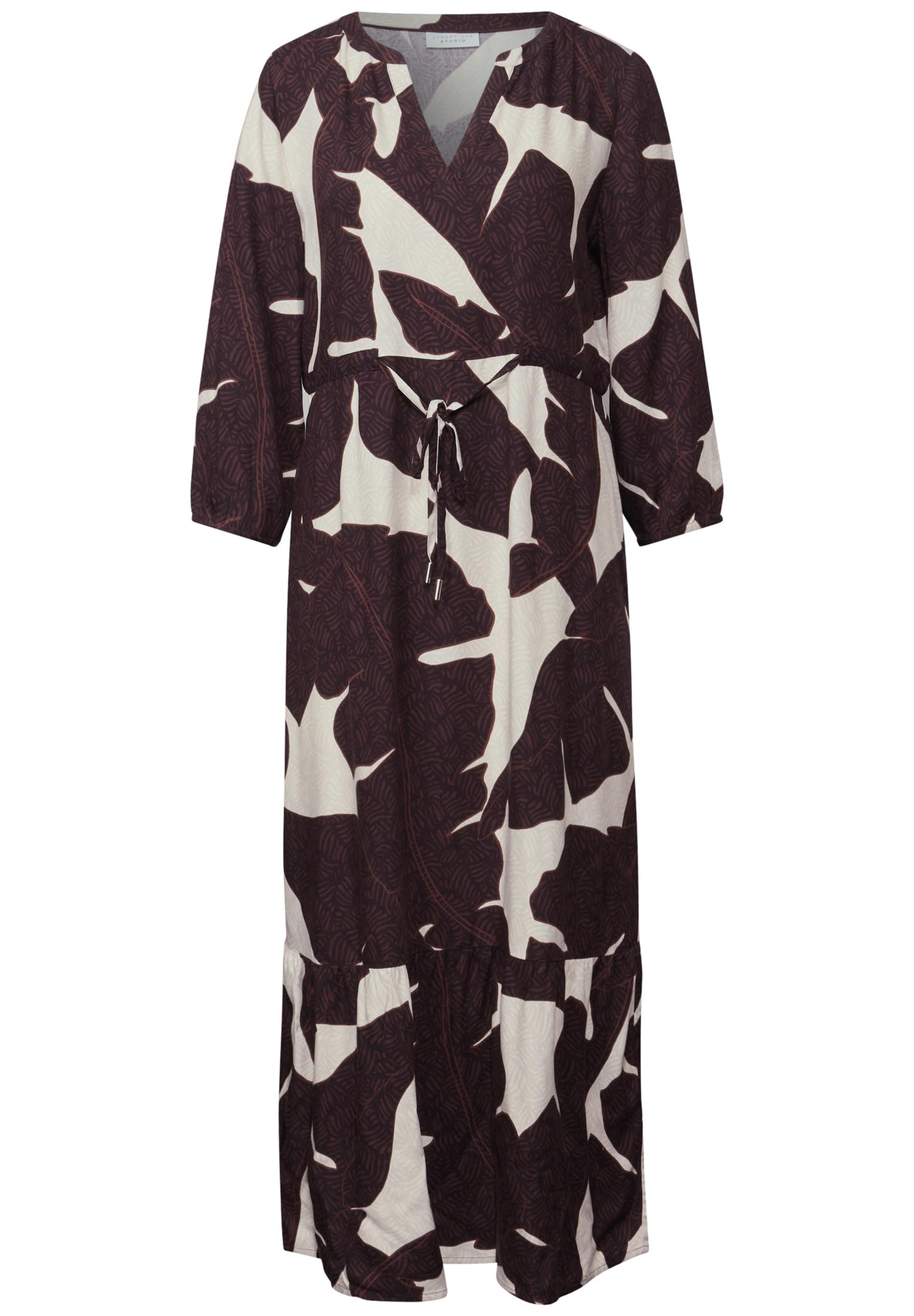 Street One Studio Damen Gemustertes Maxi-Kleid
