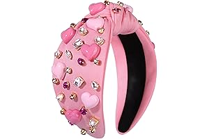 Valentine's Day Jeweled Heart Headband