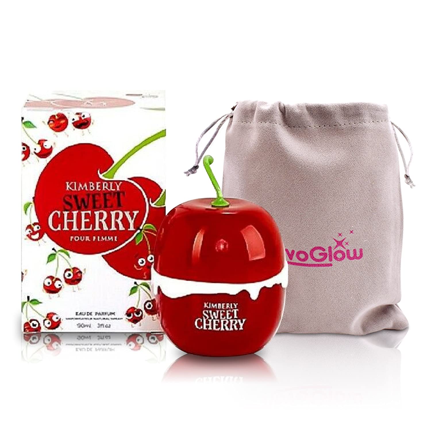 Amazon.com: Kimberly Sweet Cherry-Eau De Parfum - Perfume en aerosol,  fragancia para mujer, ropa de día, juego casual de colonia diario con bolsa  de gamuza de lujo, botella de 3.4 onzas, regalo