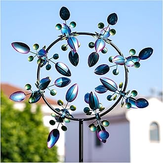 Pure Echo Large Wind Spinners Outdoor, Kinetic Metal Wind Spinners for Yard and Garden, Gift for Family or Friends(30'' H x 87'' H)