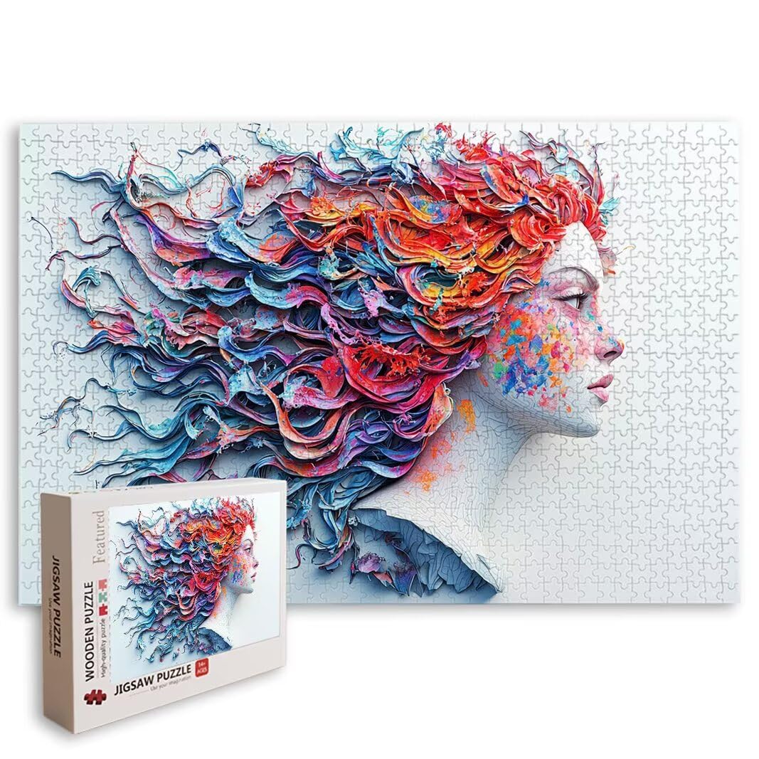 Puzzle Diosa, Puzzle 3000 Piezas, Rompecabezas, Regalo Mujer, Decor -8562