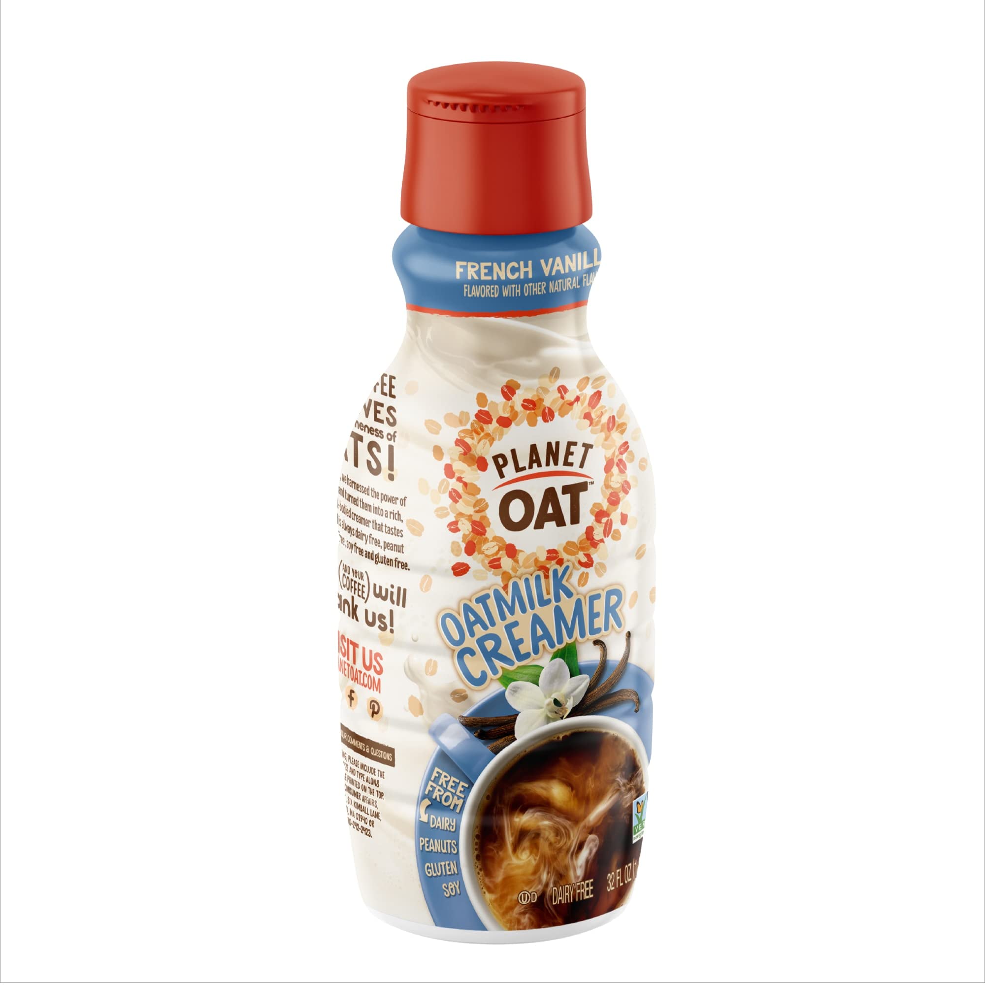 Planet Oat Planet Oat French Vanilla Coffee Creamer, 32oz, 32 Fl oz