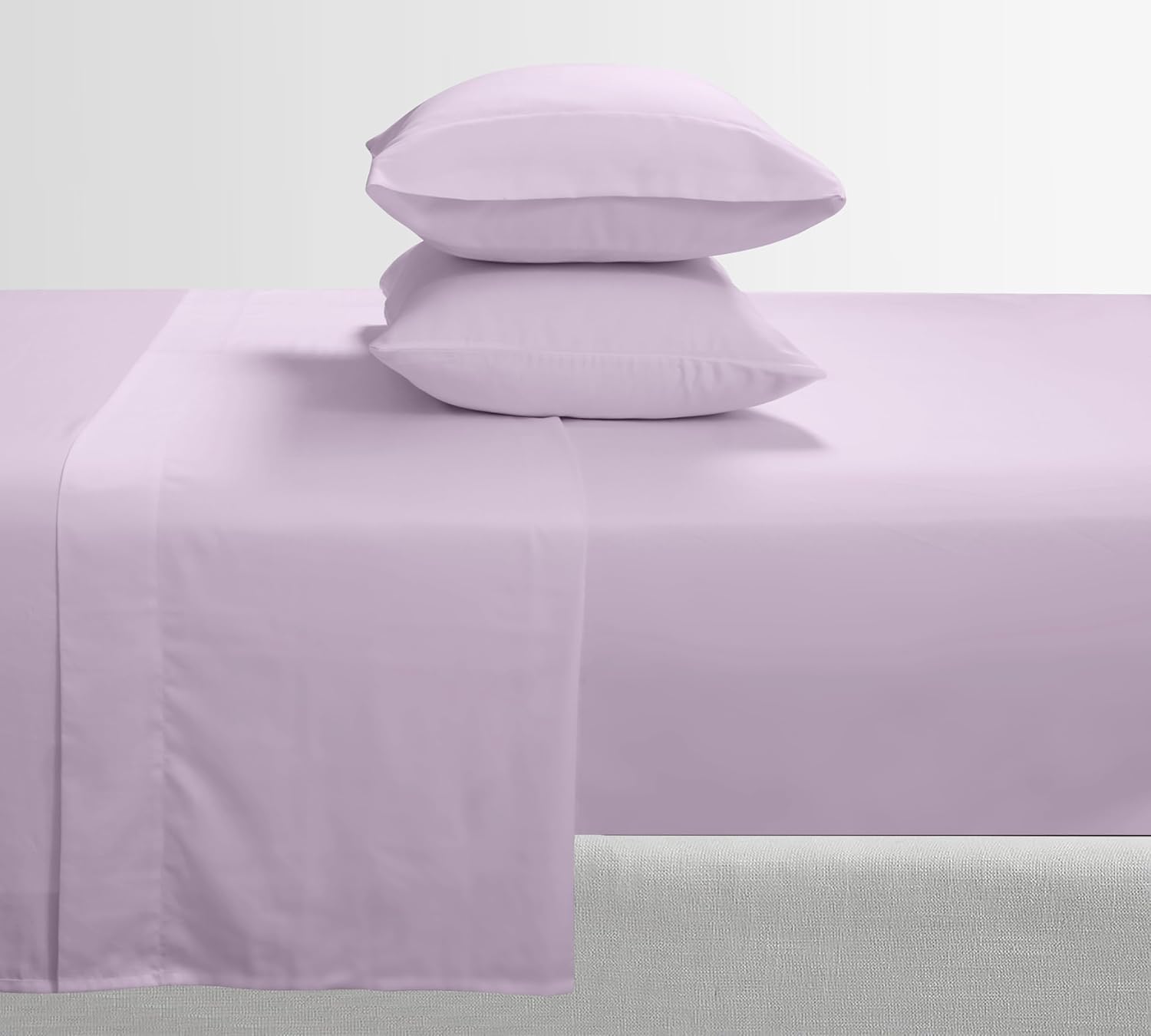 Feather & Stitch Softest 100% Cotton Sheets, 300 Thread Count Percale Weave Bedding, 16″ Deep Pocket, Cooling Sheets, Breathable Bed Set, Hotel Premium Quality (Queen, Lavender) Feather & Stitch Softest 100% Cotton Sheets, 300 Thread Count Percale Weave Bedding, 16″ Deep Pocket, Cooling Sheets, Breathable Bed Set, Hotel Premium Quality (Queen, Lavender)