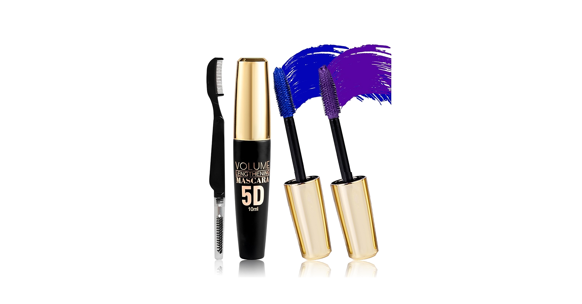 Amazon.com : 2PCS Blue Purple Waterproof Mascara for Eyelash