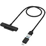 SABRENT USB 3.1 (Type A) to SSD / 2.5 Inch SATA Hard Drive Adapter [Optimized for SSD, Support UASP SATA III] (EC-SS31)