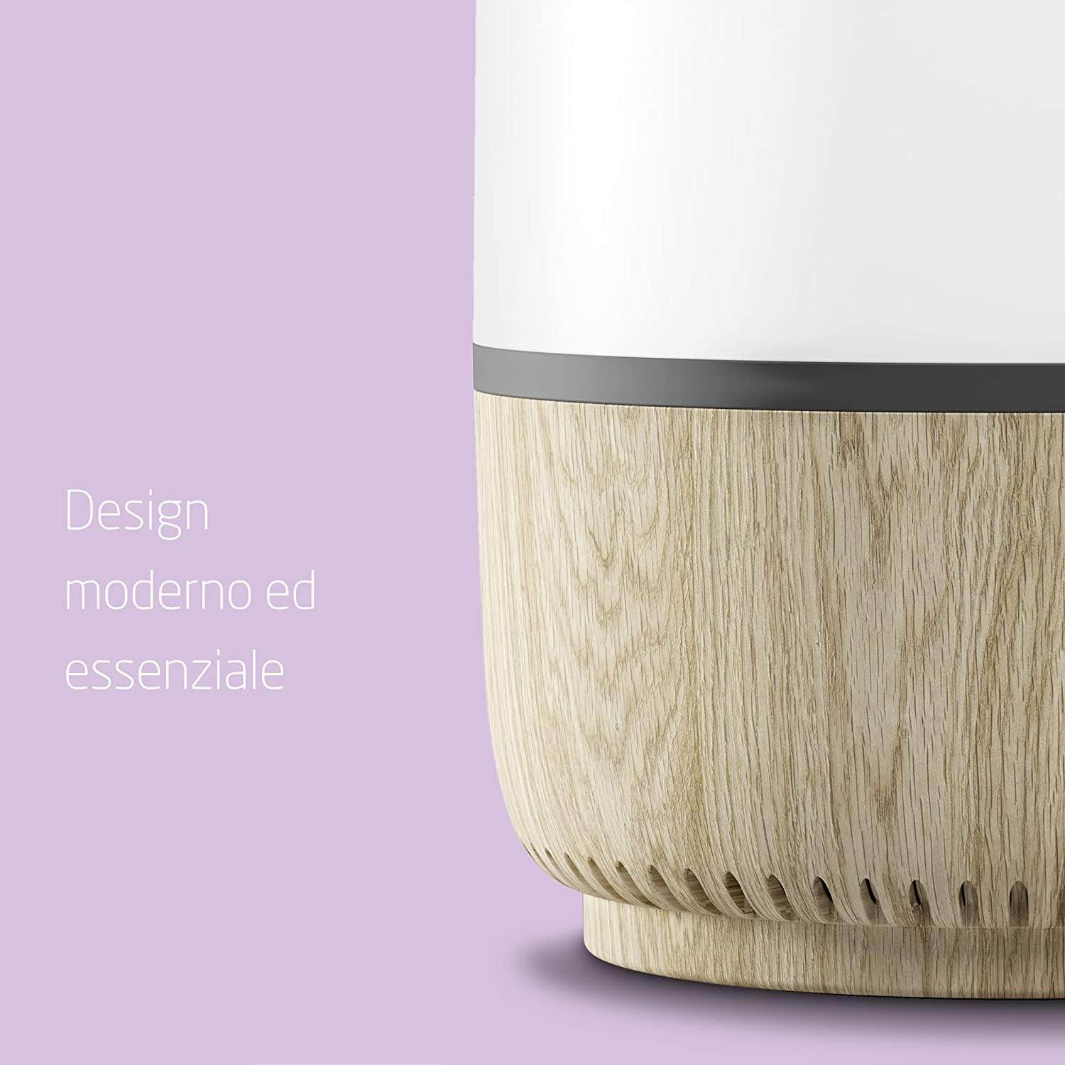 Maxi-Cosi Soothe Luce notturna intelligente per bambini con rumore bianco e musica, aiuta a sviluppare routine del sonno, attivabile con app o comando vocale, compatibile con Alexa e Google Home