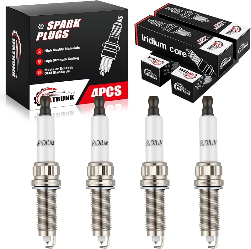 Velas de ignição de irídio IFATRUNK para BMW L4 2.0L – Kit com 4 unidades