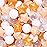 GOGOSO Ball Pit Balls with Starballs 100 - Crushproof Plasticballs for Babies Toddlers Kids Children for 1 2 3 4 5 Years Old,5 Colors,2.15inches, Beige Gold White Clear