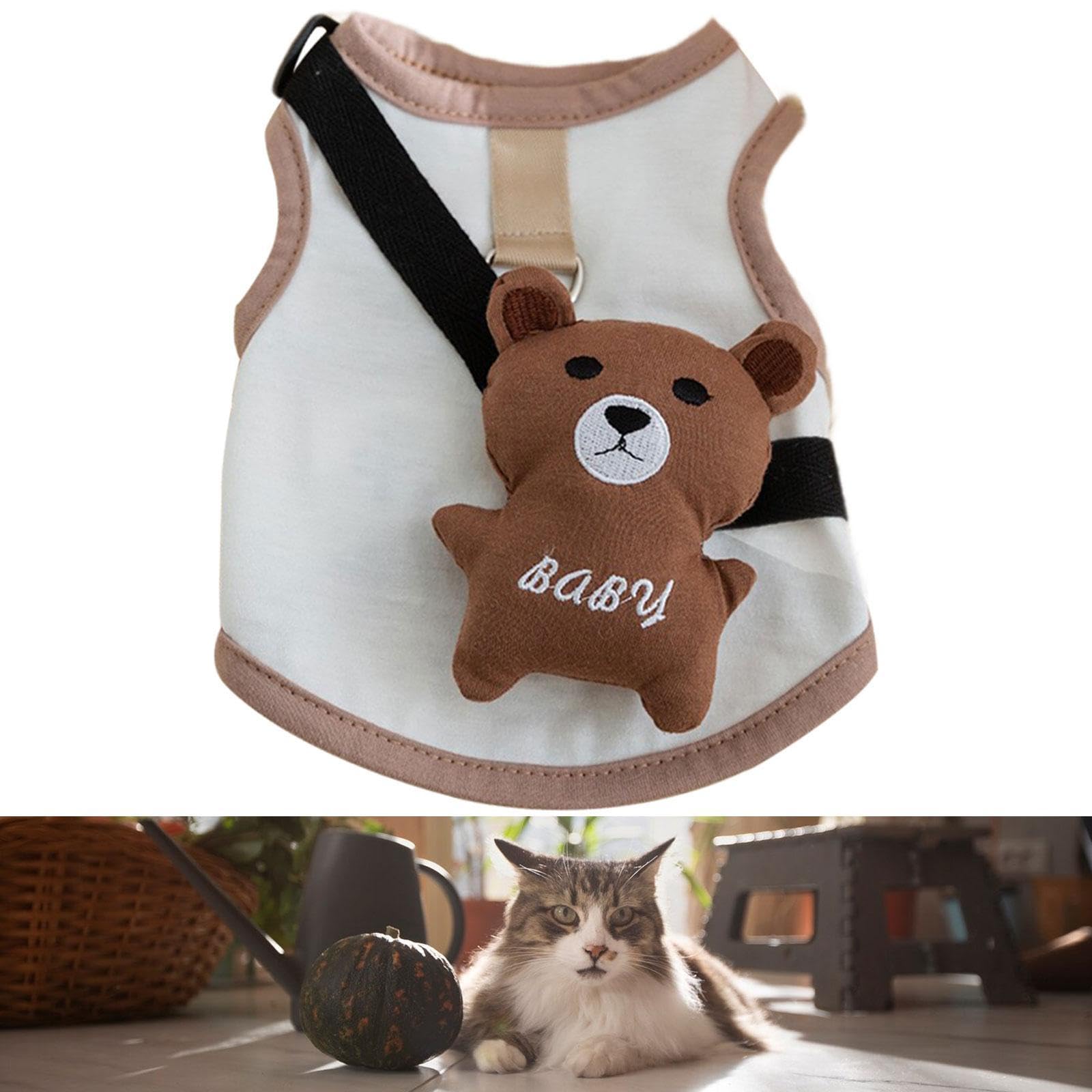 Amazon | Cuticate 夏用犬服 クマ柄の犬用ベスト 犬用薄手服
