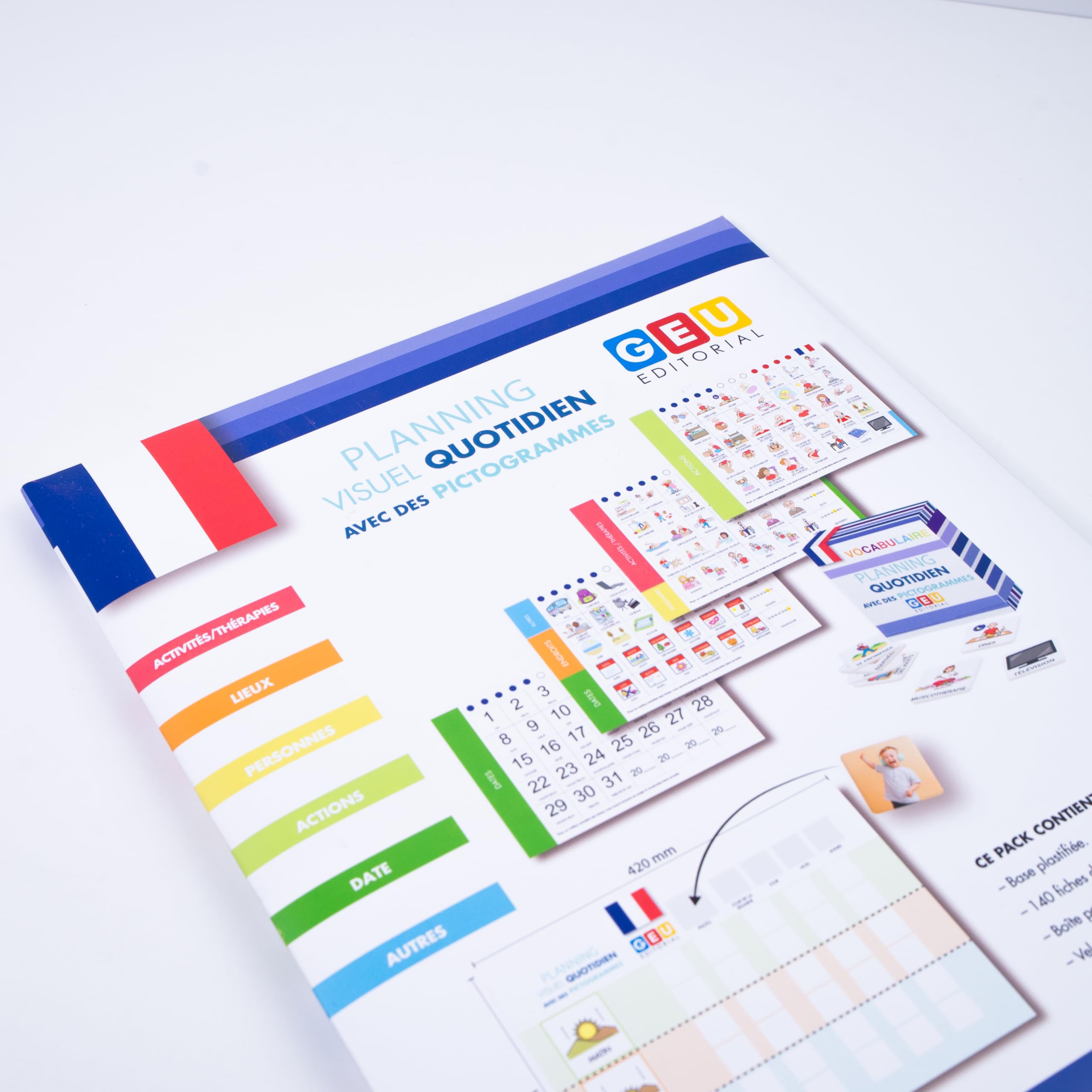 Tableau Organisation | Autisme Materiel Enfant | Pictogramme Autisme