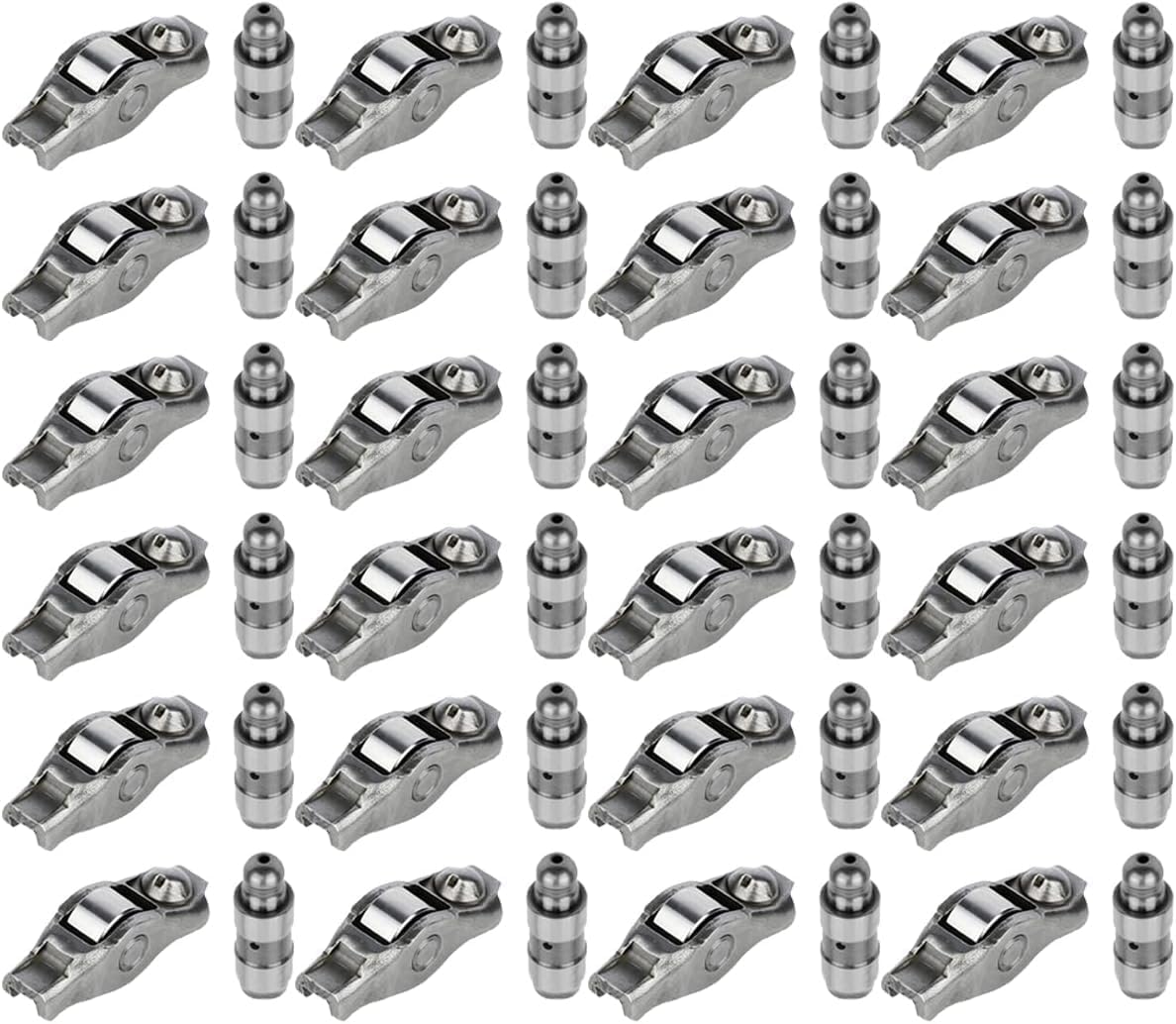 24 Pcs Rocker Arm and Lifter Kit with Gasket 5184296AH 5184332AA Compatible with Jeep Cherokee 3.2L Engines Compatible with Dodge Journey 3.6L Engines Compatible with Chrysler 300 3.6L