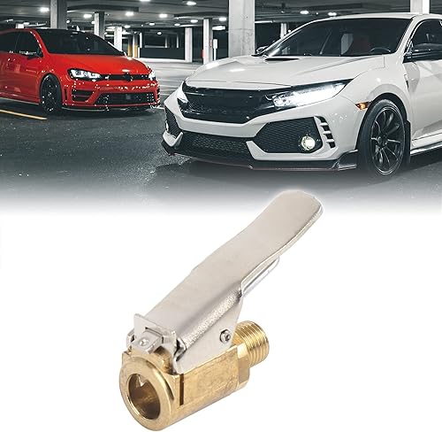 Miniatura 2 de X AUTOHAUX Portabrocas para neumáticos con adaptador de clip, portabrocas de aire, inflador de neumáticos, bomba de compresor, accesorios de