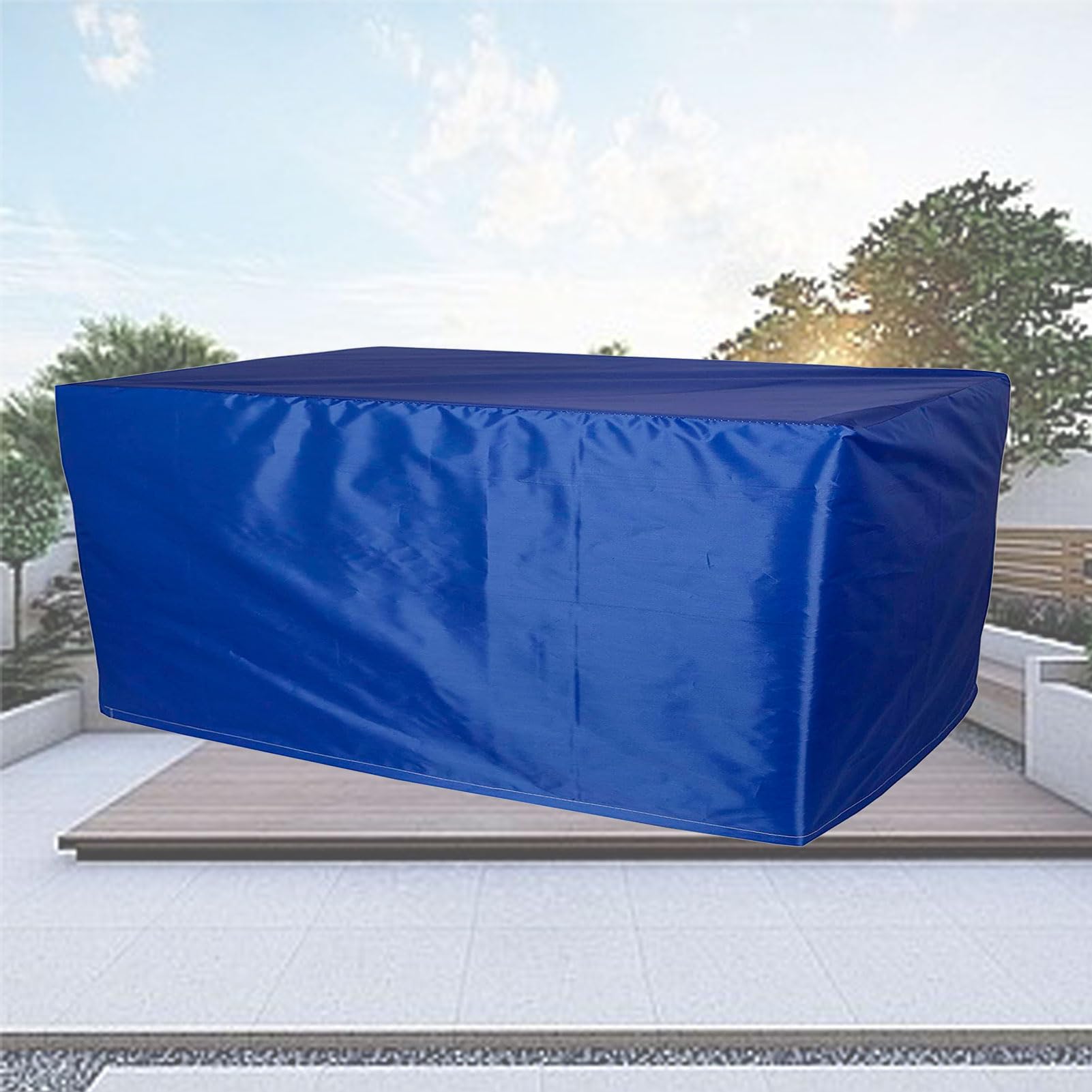 Housse table de jardin 260x135x82 cm pour protéger votre terrasse tout l'hiver