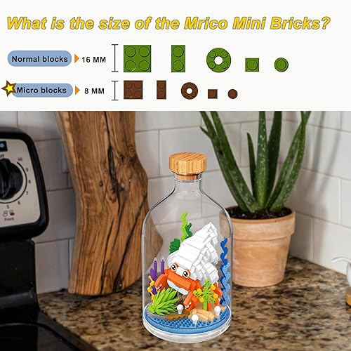 Miniatura 6 de OLTLYUNH Juego de construcción de juguete creativo para adultos, mini amigo de animales, regalo de fiesta para niños, amantes de los animales,