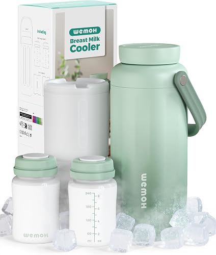 WEMOH Breast Milk Cooler Bottle-24H Double-Layer Cooling,…