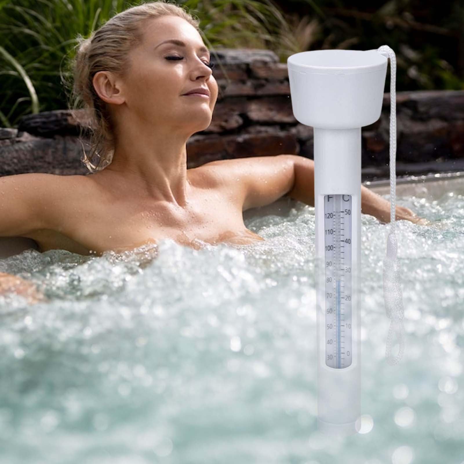 Thermomètre d'eau de piscine - Compteur flottant de 0 à 50 °C, moniteur de température pour étangs d'aquarium | Accessoire de température pour piscine, jardin aquatique, lacs, centres touristiques